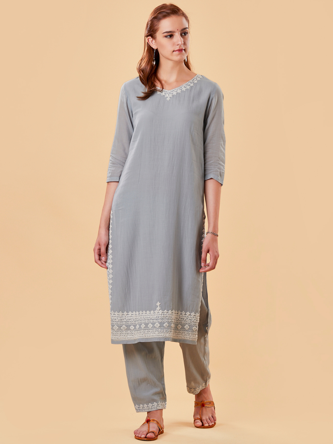 Unique Plain Ladies Grey Cotton Trouse, Size: 32 at Rs 250/piece